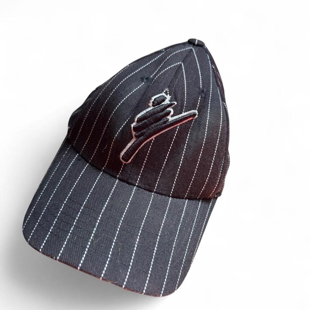 American-vintage Men's Black and Navy Hat